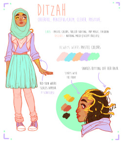 Awkward-Monsters:  Tadaaaaaa~ First Character !    Ok, So She’s Named Ditzah,