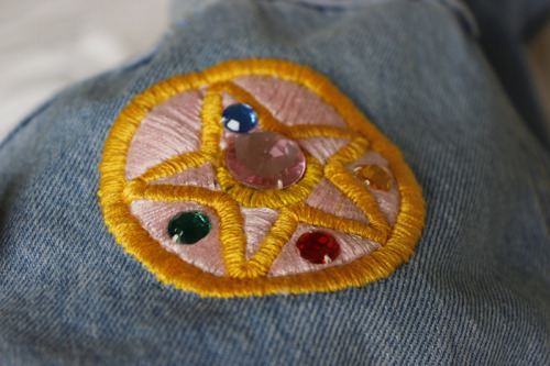 Porn Pics paciamor:  My Sailor Moon embroidery project