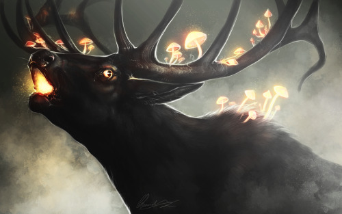 ianbrooks:  Welcome to the Jungle by SmolderBone Prints available at Society6.  Artist: Tumblr / DeviantArt 