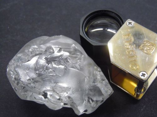 emotiondelivered:The 442 carat diamond found at the Letseng mine in Lesotho in August 2020. Created 