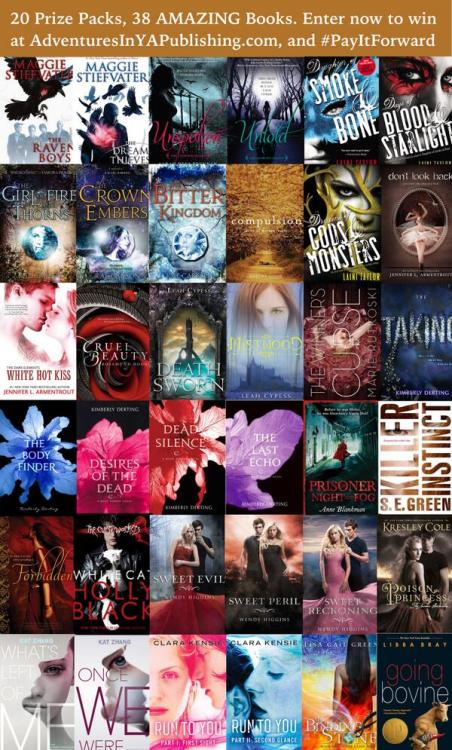 ONLY THREE DAYS LEFT! 38 HOT YA BOOKS UP FOR GRABS!
Enter now at AdventuresinYAPublishing.com