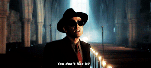 sevdrag:daughtersofthanos:Mr. Anthony J. Crowley. Your fame precedes you.ok but I have to give Tumbl