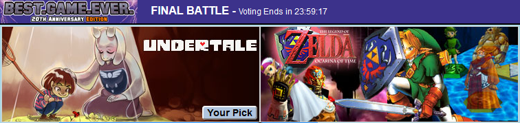 undertale-shitposts:  This is it, the final round. Undertale vs Ocarina of Time,