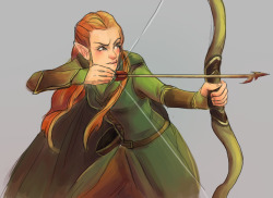 dziwaczka:  pew pew pew tauriel gets the