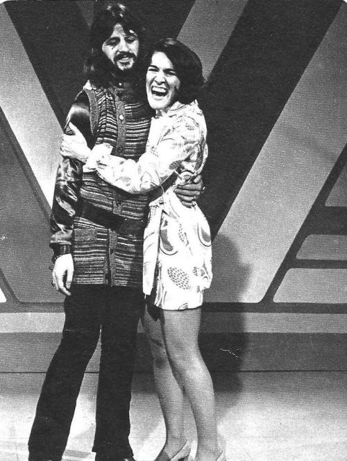 Ringo Starr appears on NBC show Rowan & Martin’s Laugh-In, 27 January 1970.  