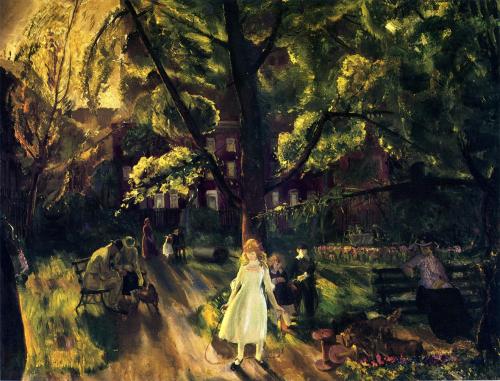 Gramercy ParkGeorge Wesley Bellows - 1920