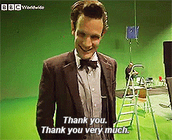 skinnyscottish:  Matt Smith saying goodbye to Doctor Who (x) 