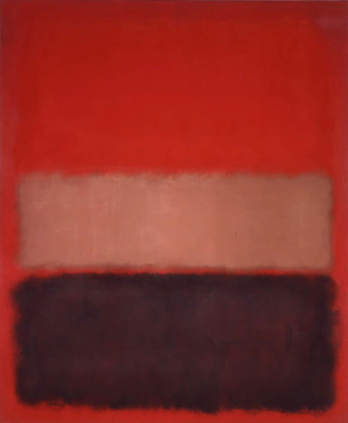 artist-mark-rothko: No. 46 (Black, Ochre, Red Over Red), 1957, Mark RothkoMedium: oil