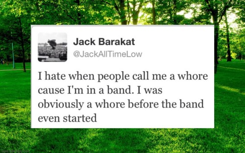 littlecreatures:  6/? favorite tweets of jack barakat 