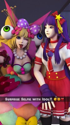 Athenaasa: Sylvie: Heads Up!Athena: Huh What!?Sylvie: We Look Great! Uploading It