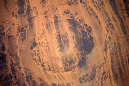 Aorounga impact craterHidden in the remote Sahara desert in Chad are the eroded remnants of an impac