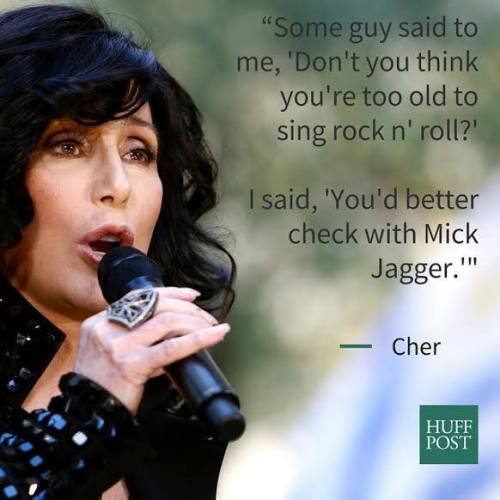“Happy 70th, Cher!” As seen on the HuffPost Queer Voices Facebook page