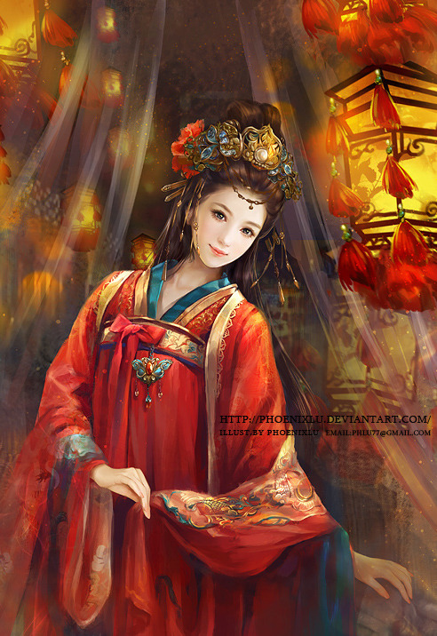 awesomedigitalart:  Bride by ~phoenixlu 