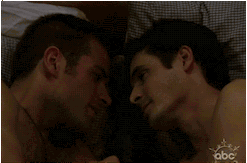 thesmilingfish:  Oliver Fish (Scott Evans) and Kyle Lewis (Brett Claywell) - One Life to Live, December 30, 2009 (x)
