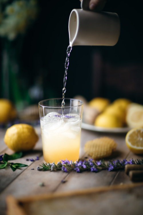 XXX sweetoothgirl:    Rosemary Blossom Lemonade photo