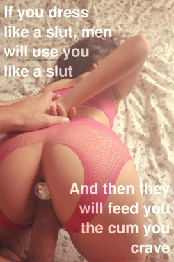 snowballingsissycumslut:  Fishnets and crotchless panties will let him know it’s ok to fuck you silly.