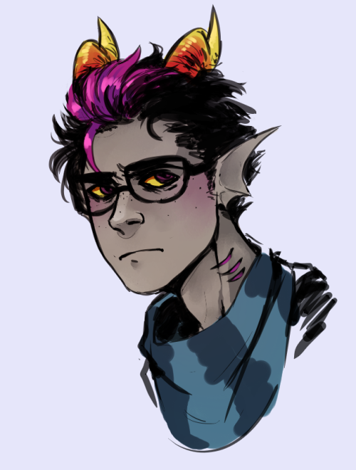 dippy-ecks: the urge to draw eridan today was strong