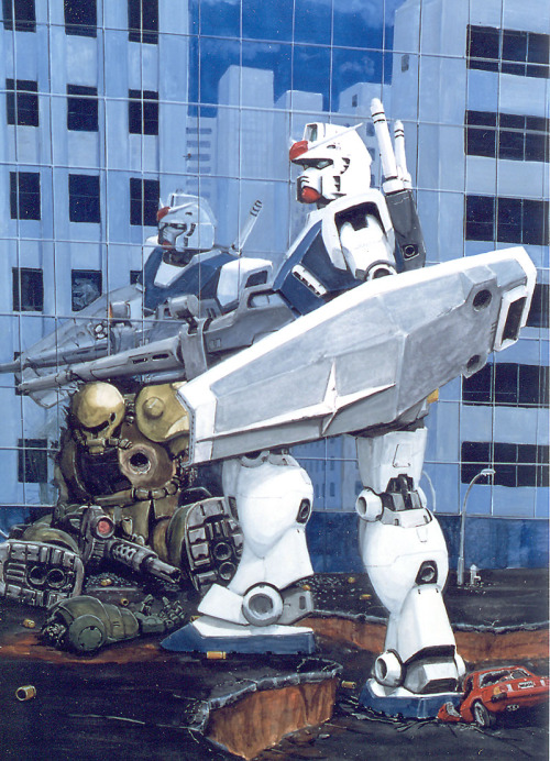 ilikeelderberryicecream: “ファーストガンダム” / “First Gundam” “市街戦” / St
