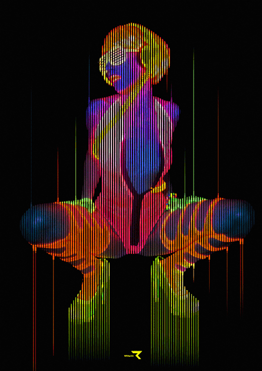 by retoka.com/fluor #art#digitalart#gif#gifs#motionart#motion