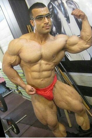 justmuscle77:  I love a hot nerd type. Pointing major north right now. Arash Eskandari is beautiful! 