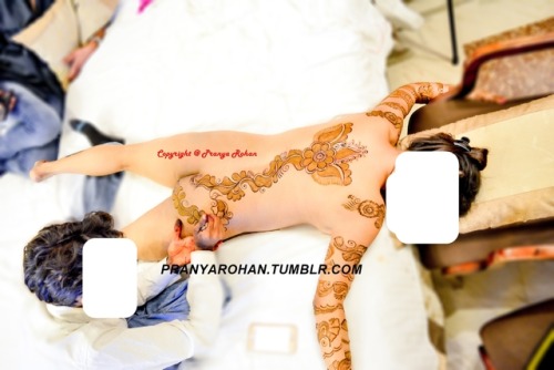 pallavvee: pranyarohan: As promised!! Enjoy Pranya’s Mehndi Session. Although we didnt have any furt