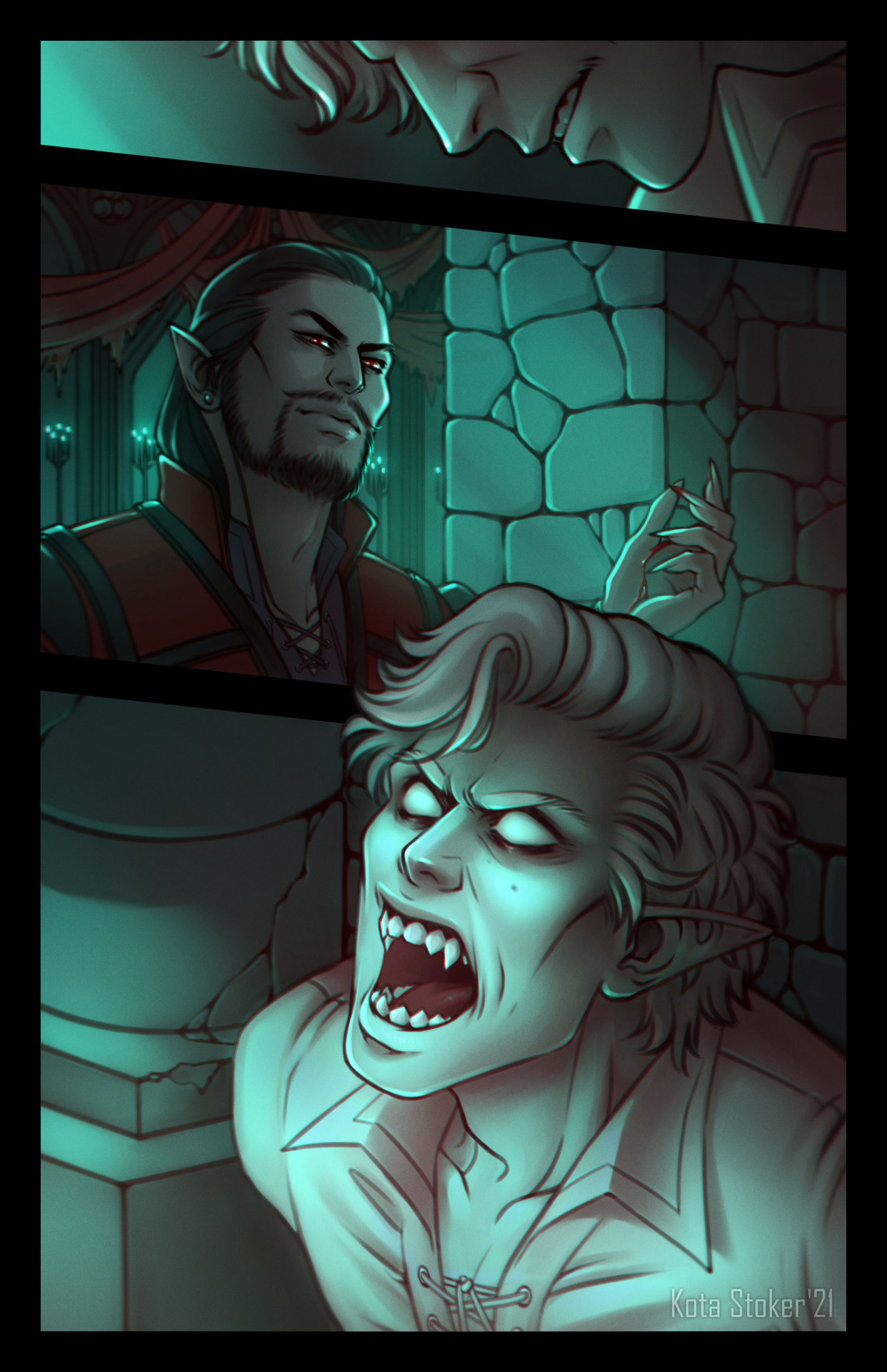 Vampire of the Night Fanart : r/BaldursGate3