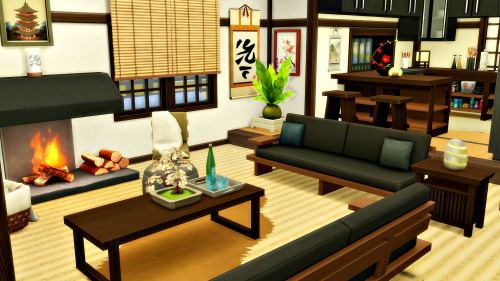 AkaibaraYour Sims will absolutely love this Japanese-inspired house! ‘Akaibara’ is a cha