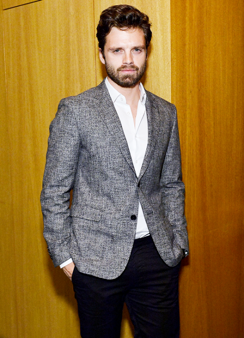 sebastiansource: Sebastian Stan attends an event at John Lautner’s Harvey House on November 2,