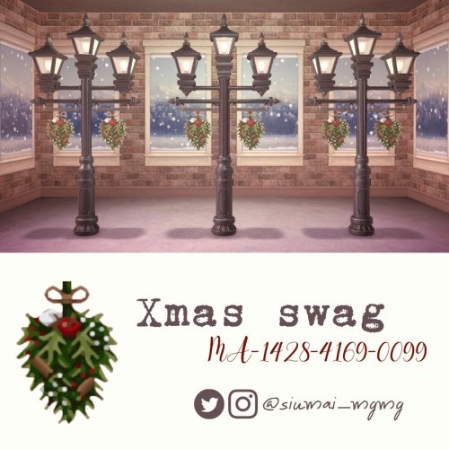 crossingdesigns: christmas swag ✿ by siumai_mgmg on twt