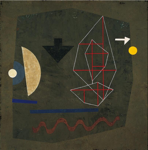 magictransistor:Paul Klee, Possibilities at sea, 1932.We see here some kind of map, a blueprint, for