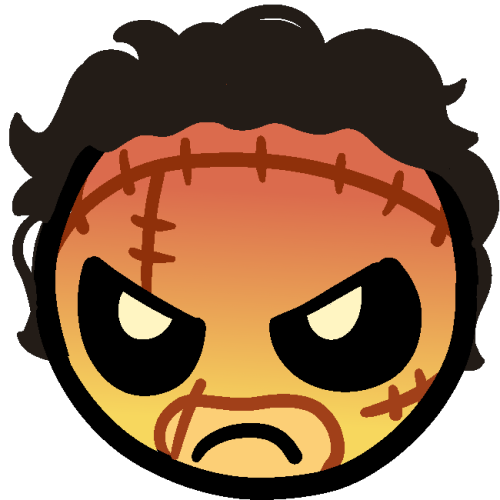 Assorted Leatherface emotes/emoji, suitable for all of your Discord Bubba needs!—–like or reblog if 