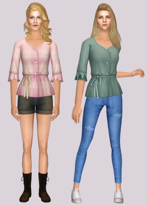 vulrien-sims:4t2 RenoraSims Saoirse PeplumI thought it was time I converted something a bit more eve