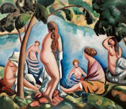 youcannottakeitwithyou:  Tymon Niesiołowski (Polish, 1882-1965)Bathers, 1919 