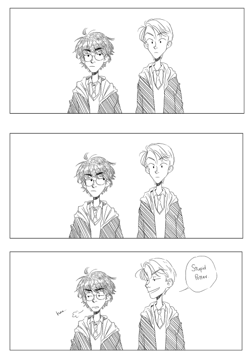 Read the rest HERE (6pg)Drarry comic I’ve been working on.Started so I could practise drawing 