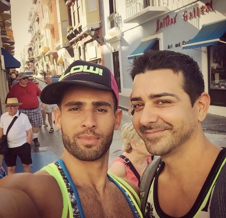 imacaliguy:  The super hot and gorgeous Pablo Hernandez and the sexy Andrew Christian!!!
