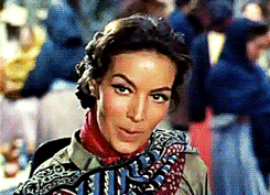 delriovelezfelix-deactivated201:  María Félix in La Cucaracha (The Soldiers of Pancho Villa) 1959 dir. Ismael Rodríguez 