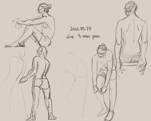 figure drawings from this week. i thought it was kinda neat to see how spending more time on each dr