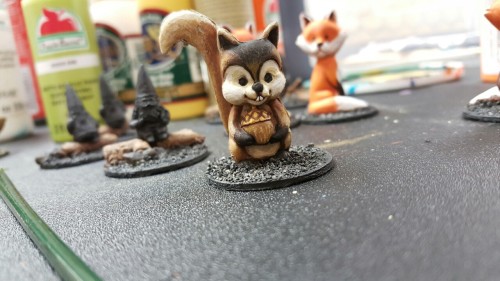 joshpomeroy:#woodland #creatures #painting #miniatures