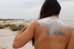 marissalynnla:Baby Powder (Process shots)Mecca Beach, Salton SeaApril 2014Here are a bunch more shots I just threw together. I like them for one reason or another, but they aren’t good enough to post on their own, so they get to be lumped together in