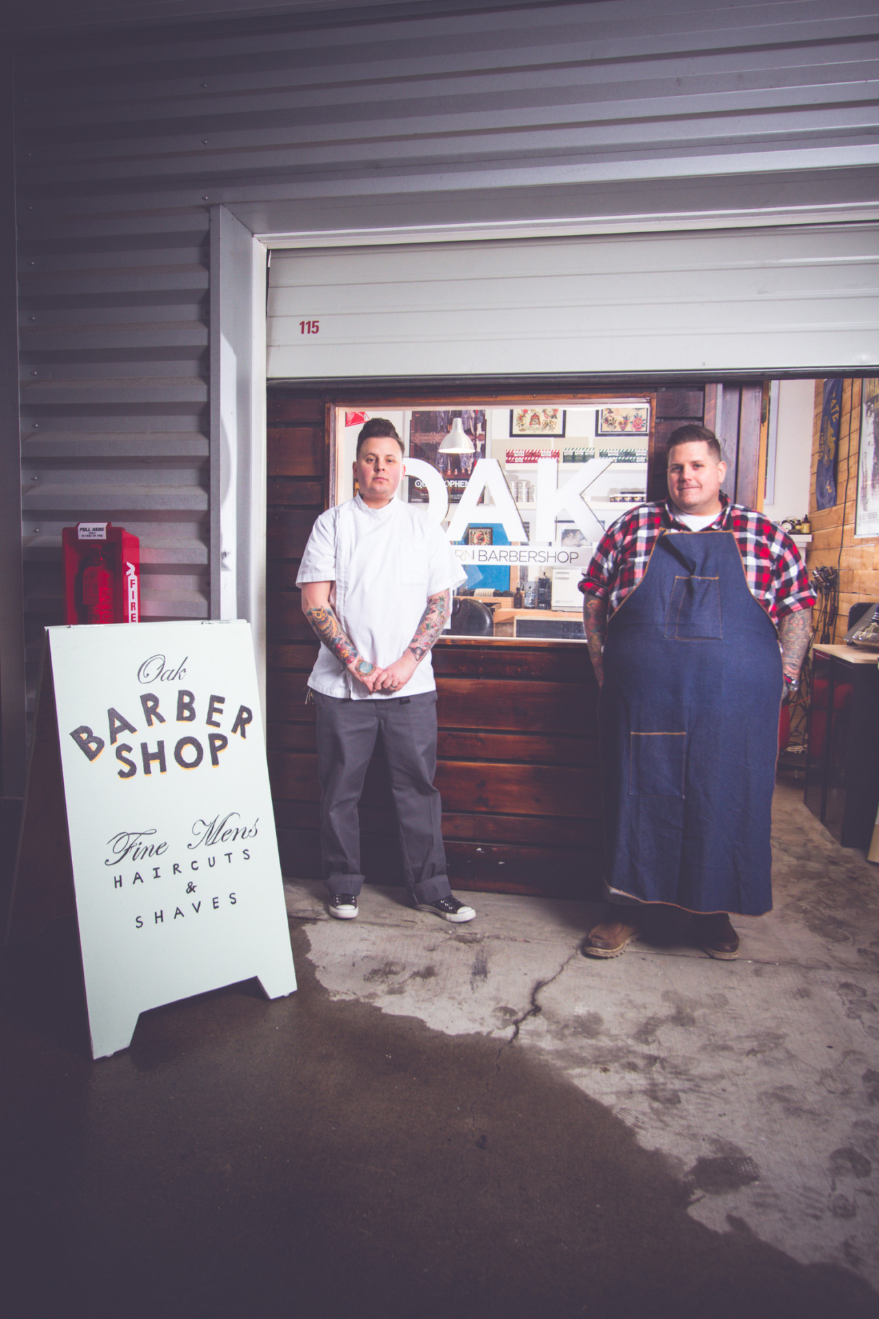 sxeworldwide:  pjclams:  afourwordletter:  Oak Barbershop // Portland, OR  Well I’m