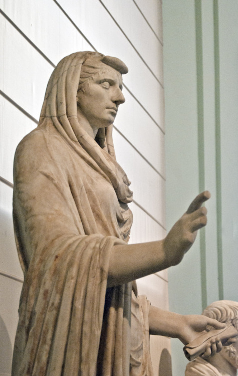 myglyptothek:Statue of Octavia. Early I century AD. Marble. Museo Archeologico Nazionale di Napoli. 