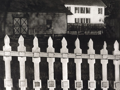 The White Fence, 1916Paul Strand