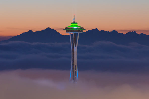 letkidsbekidsinc:  Seattle is ready for the Superbowl-Great photo by Matt McDonald…