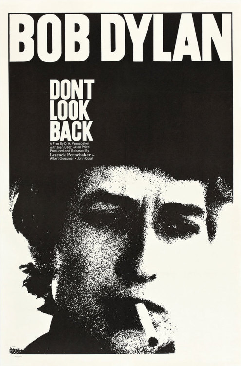 US one sheet for DON’T LOOK BACK (D.A. Pennebaker, USA, 1967)Designer: unknownPoster source: Heritag