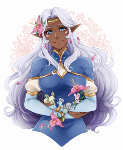 ruebird:  allura and her lil pals   <3