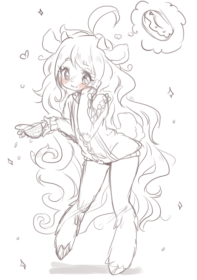 shepiu:  shepiu:  i re-vamped my old OC. Wha'cha guys think? help me come up with