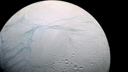 A stunning high res photo of Saturn’s Moon Enceladus