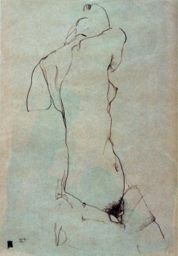 madivinecomedie:  Egon Schiele. Sans titre 1911 See also 
