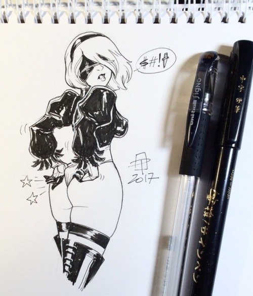 callmepo:YoRHa 2b is not happy. Best new porn pictures