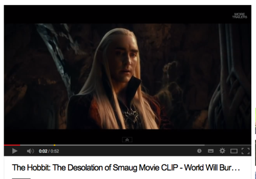 YouTube Fangirl Comment of the Day:  Legolas who? Nuff said.